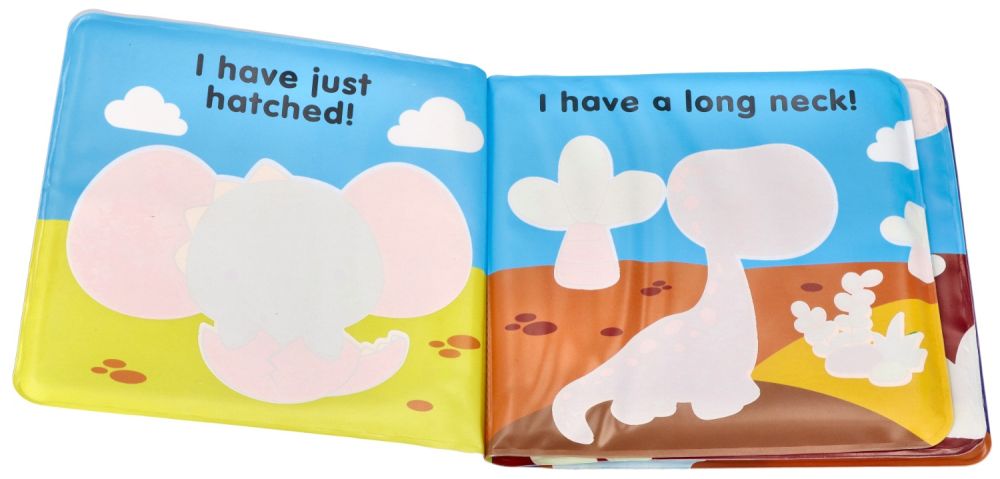 Magiczna kolorowa książeczka do kąpieli z Dinozaurami