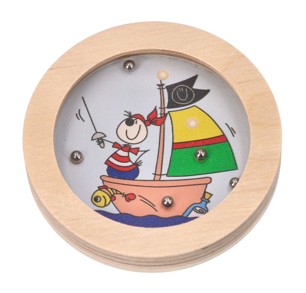 GOKI Gra zręcznościowa kuleczka do dołeczka Wesołe Ludziki - obrazek 5