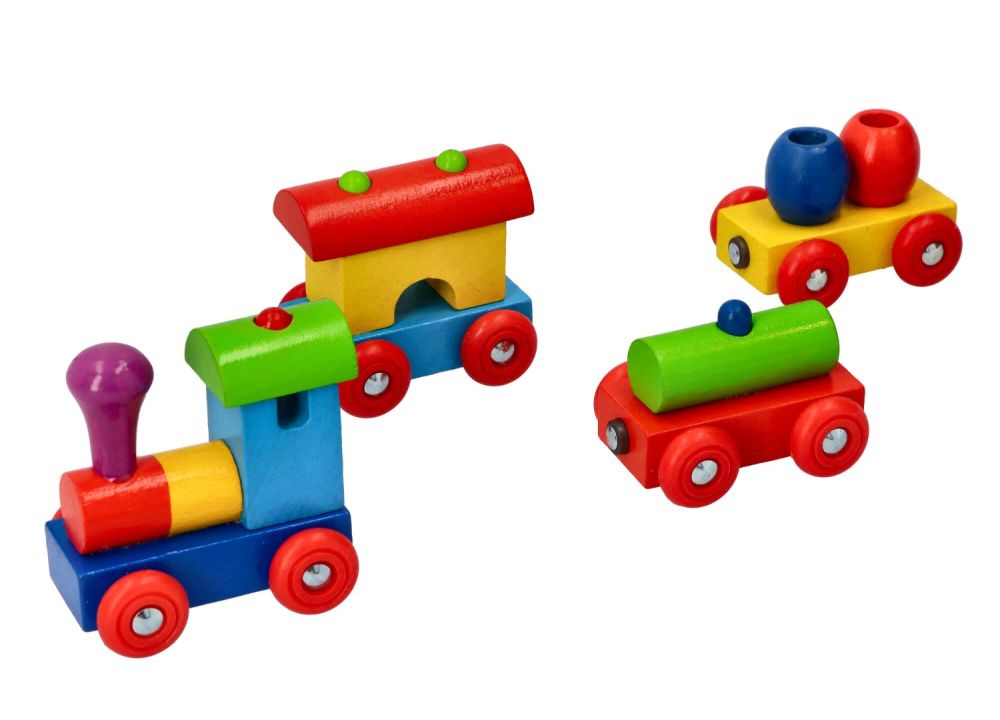 GOKI kolorowy pociąg Peru wagoniki na magnesy - obrazek 3