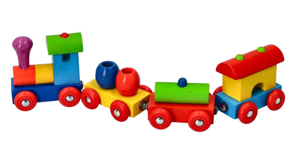 GOKI kolorowy pociąg Peru wagoniki na magnesy - obrazek 4