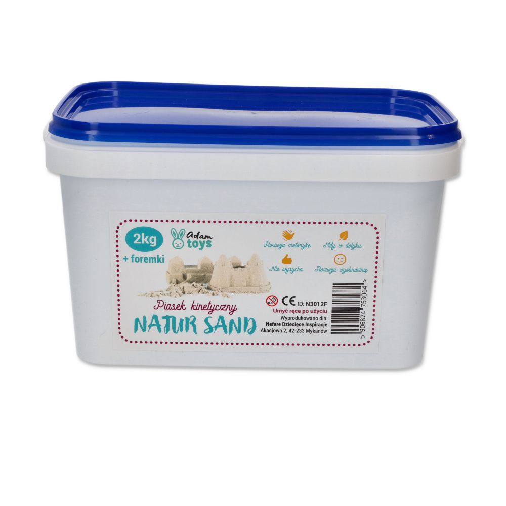 Piasek kinetyczny 2 kg NaturSand z foremkami "Prehistoria" - obrazek 3