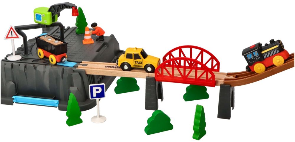 Zestaw kolejkowy Kopalnia 63 elementy - obrazek 6