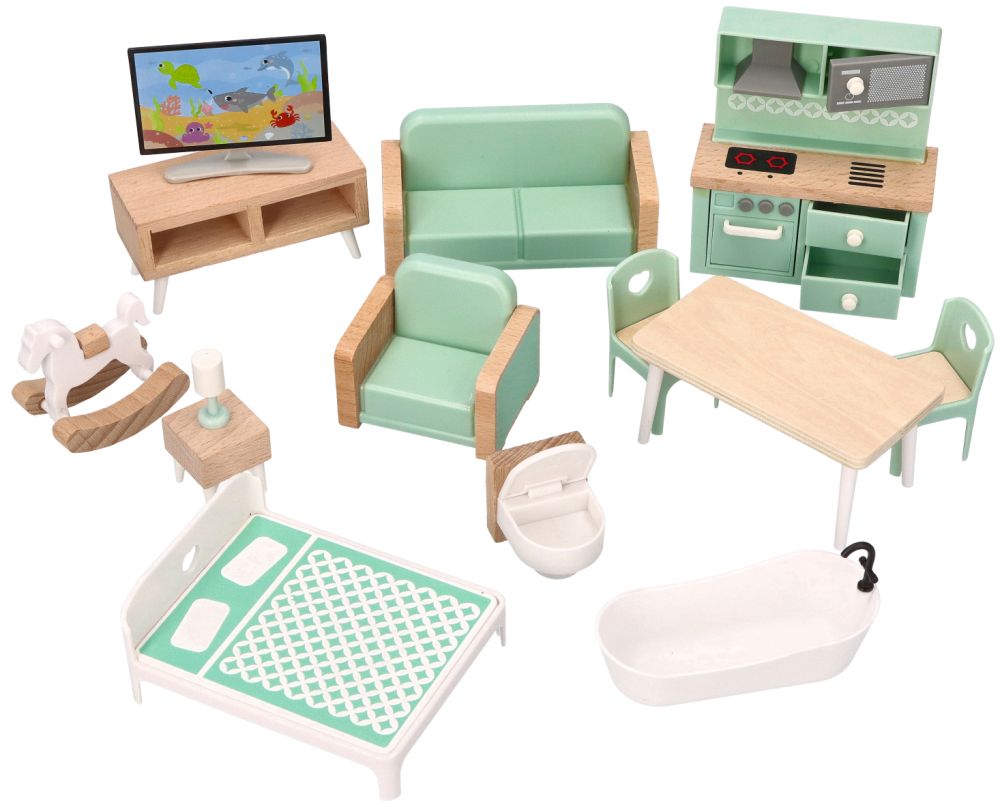 Domek dla lalek duży Przytulny - obrazek 5