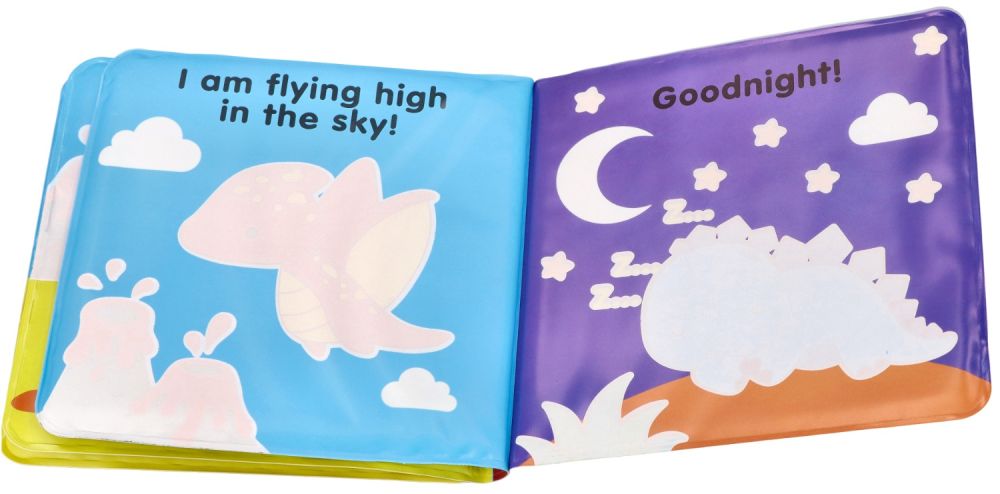 Magiczna kolorowa książeczka do kąpieli z Dinozaurami - obrazek 4