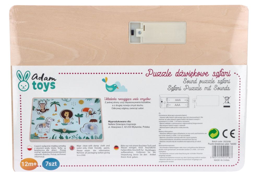 Puzzle dźwiękowe- safari - obrazek 4