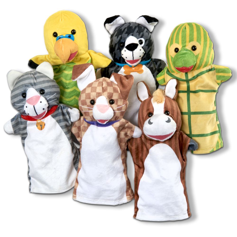 PACYNKI NA RĘKĘ - ZWIERZAKI DOMOWE