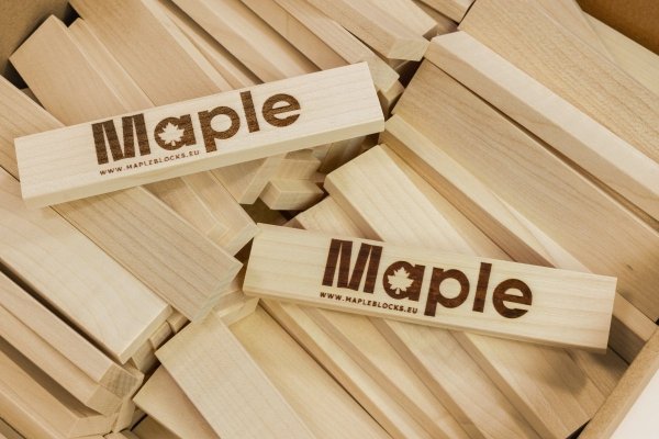 Maple klocki drewniane Ecobag 300 szt. - obrazek 4