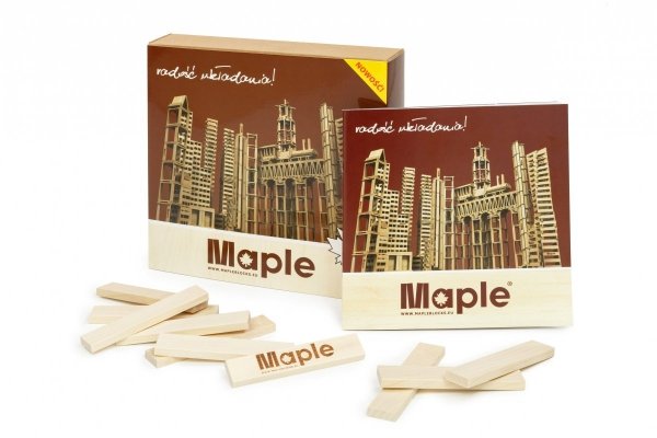 Maple klocki drewniane 100 szt. - obrazek 2