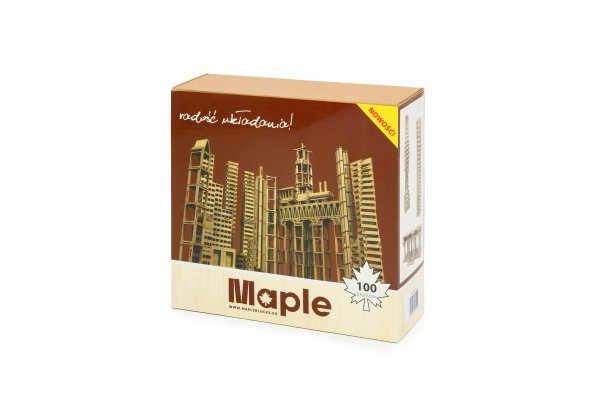 Maple klocki drewniane 100 szt.