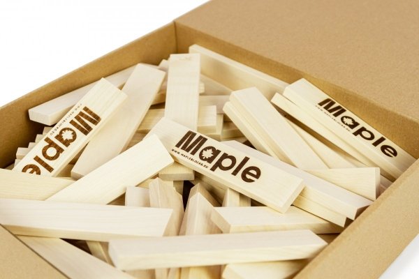 Maple klocki drewniane 100 szt. - obrazek 4