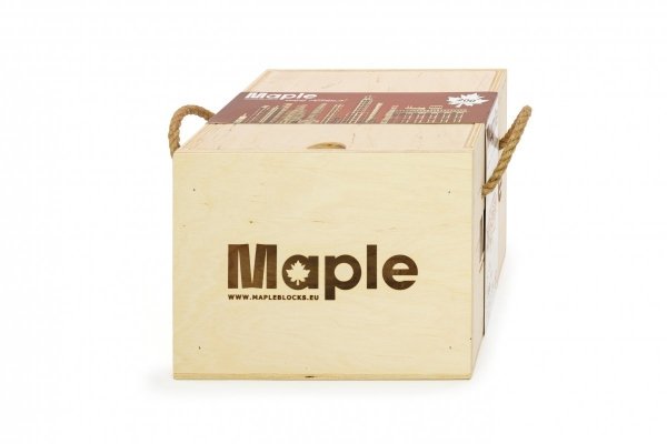 Maple klocki drewniane Skrzynia 200 szt. - obrazek 2