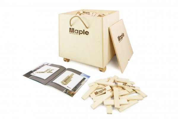 Maple klocki drewniane Skrzynia 1000 szt. - obrazek 2