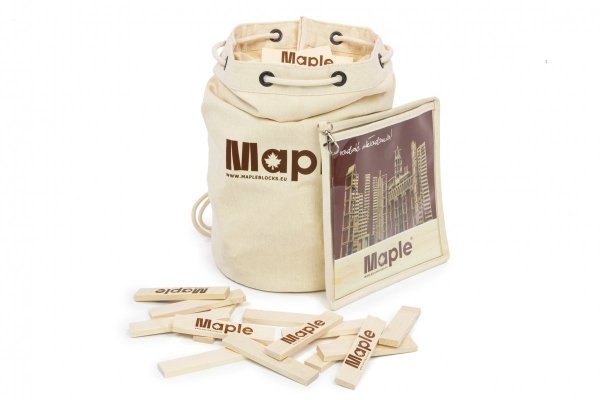 Maple klocki drewniane Ecobag 300 szt. - obrazek 2