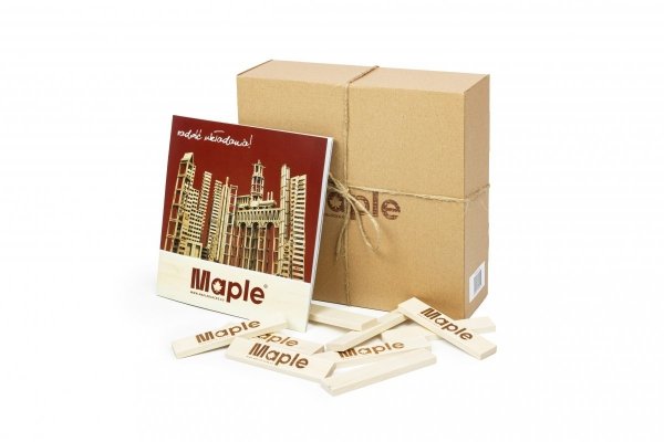 Maple klocki drewniane Ecopack 200 szt.