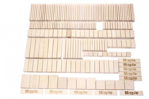 Maple klocki drewniane MAPLE MIX 220 szt. - obrazek 2