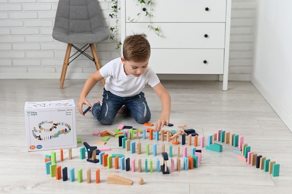 Kolorowe Domino Adam Toys - obrazek 3