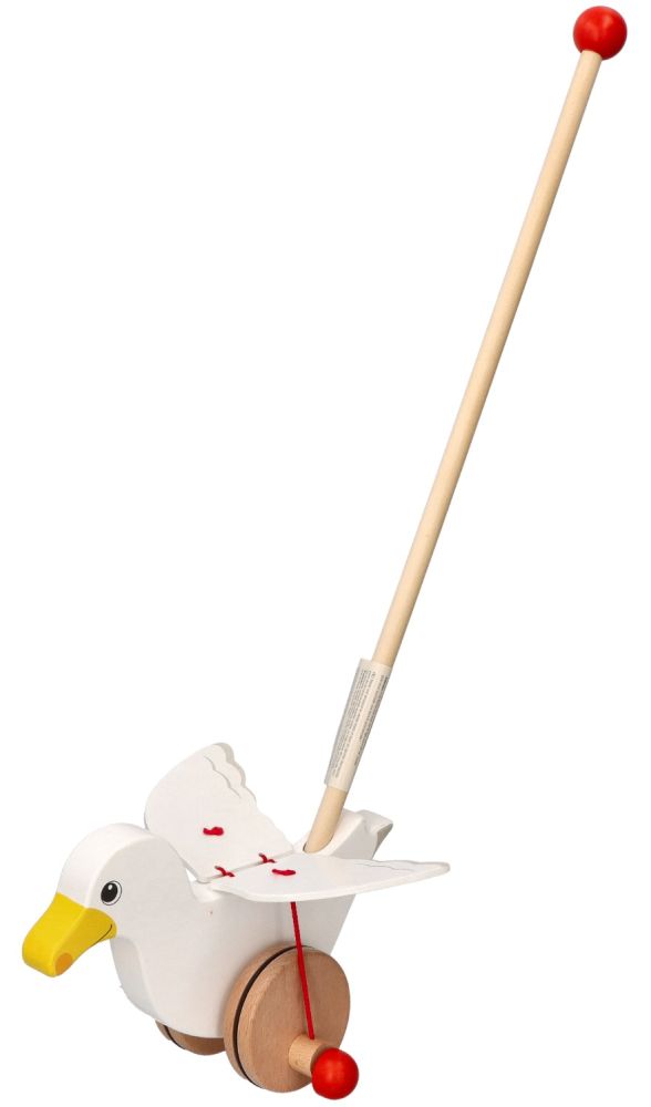 Drewniana Mewa Jonas do pchania - obrazek 4