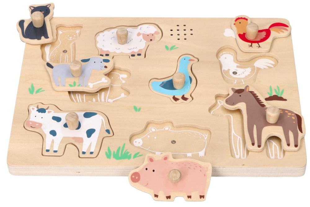 Puzzle dźwiękowe- farma - obrazek 4