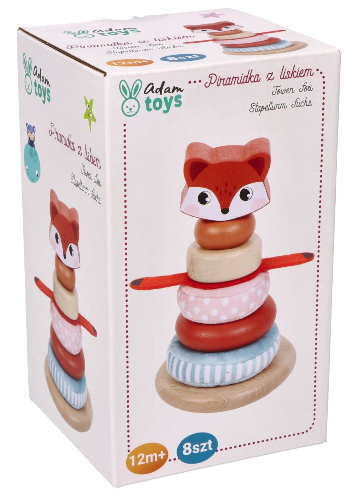 Piramidka sensoryczna z liskiem - obrazek 3