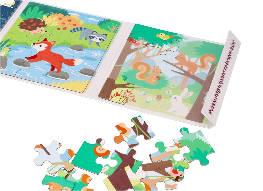Puzzle magnetyczne Leśne zwierzęta - obrazek 3