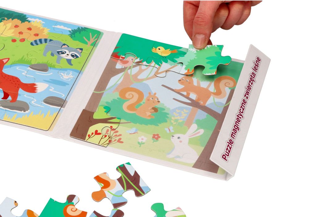 Puzzle magnetyczne Leśne zwierzęta - obrazek 4